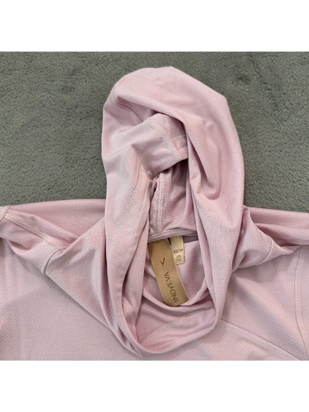 NWT Indyeva Olga II Long Sleeve Hooded Shirt XS Watermelon Pink Outdoor Hiking - Picture 4 of 6